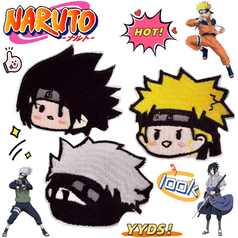 Anime Merchandise Japan - Parche de tela bordado creativo 2D