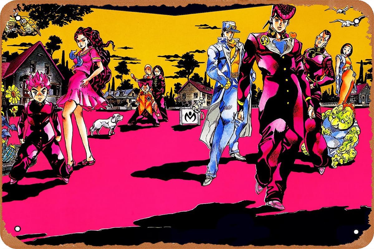 Anime Merchandise Posters - Póster de anime JoJos Bizarre, letrero