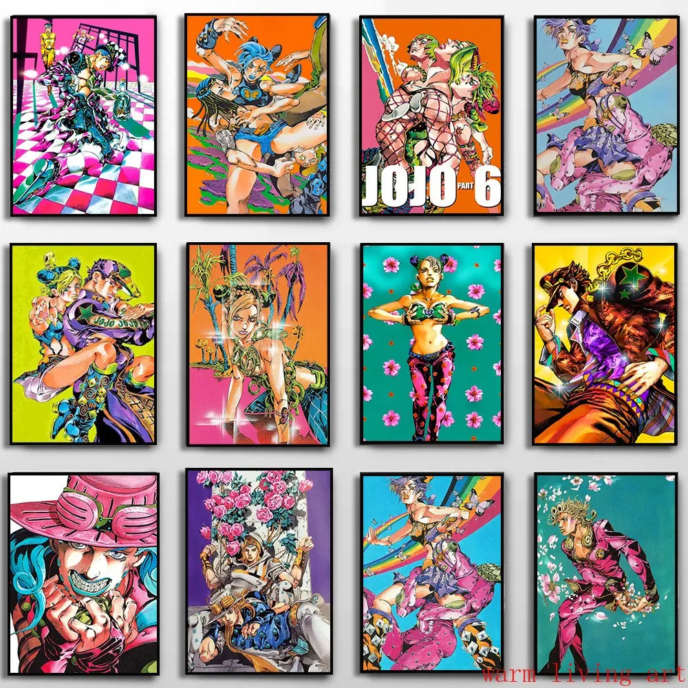 Jojo Anime Merchandise - Póster de Anime clásico JoJo's Bizarre