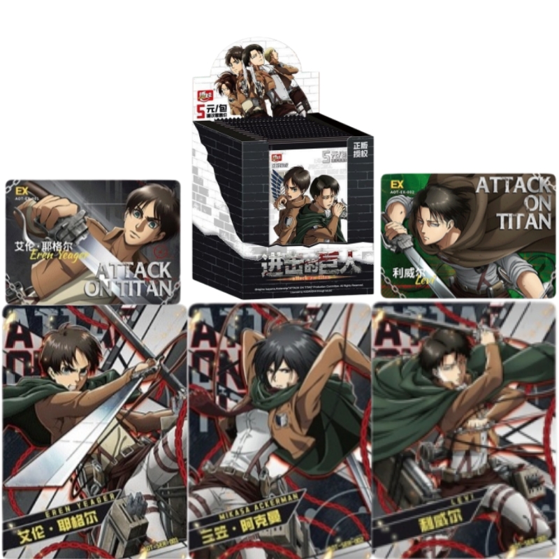 Anime Merchandise Bd - Tarjetas Coleccionables Oficiales Originales de Ataque