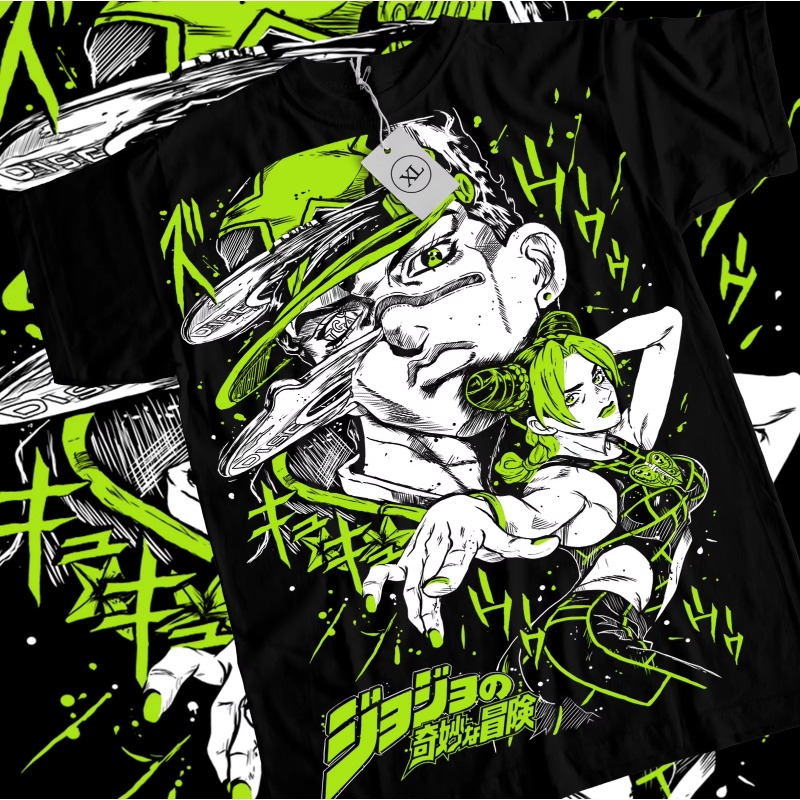 Jojo Anime Merchandise - Tendencia verano 2025 Cosplay Neutral blanco