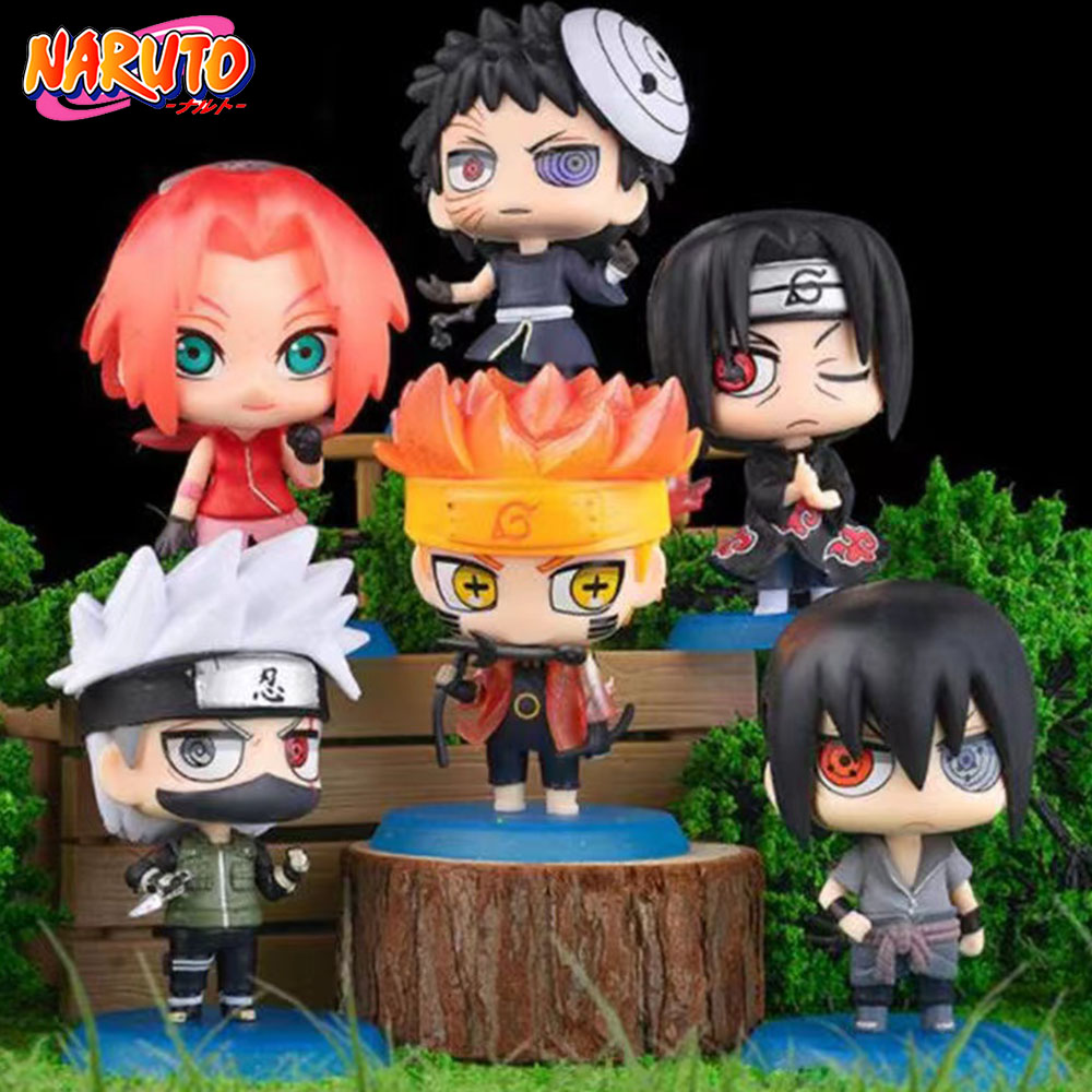 Rare Anime Merchandise - Caliente 6 unids/set Naruto Shippuden figura