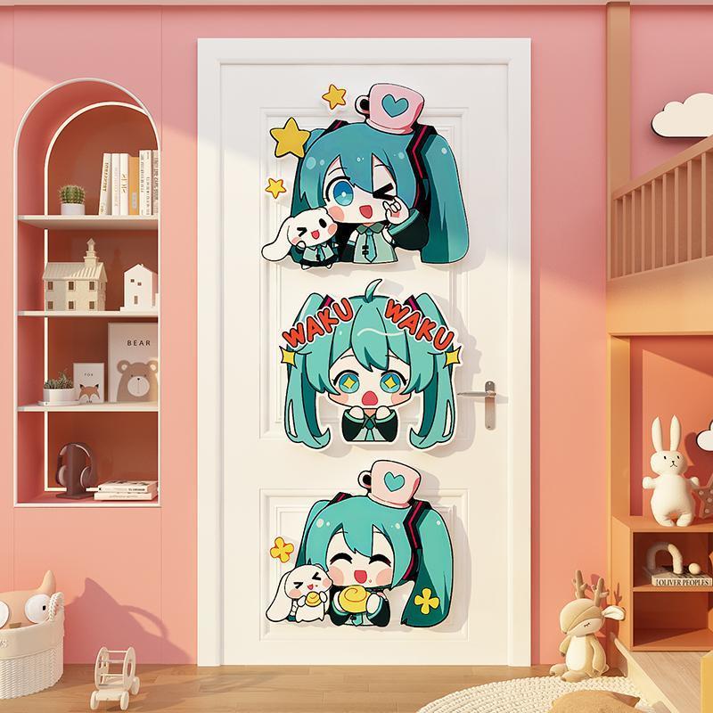 Anime Merchandise From Japan - Pegatina Kawaii de Hatsune Miku para