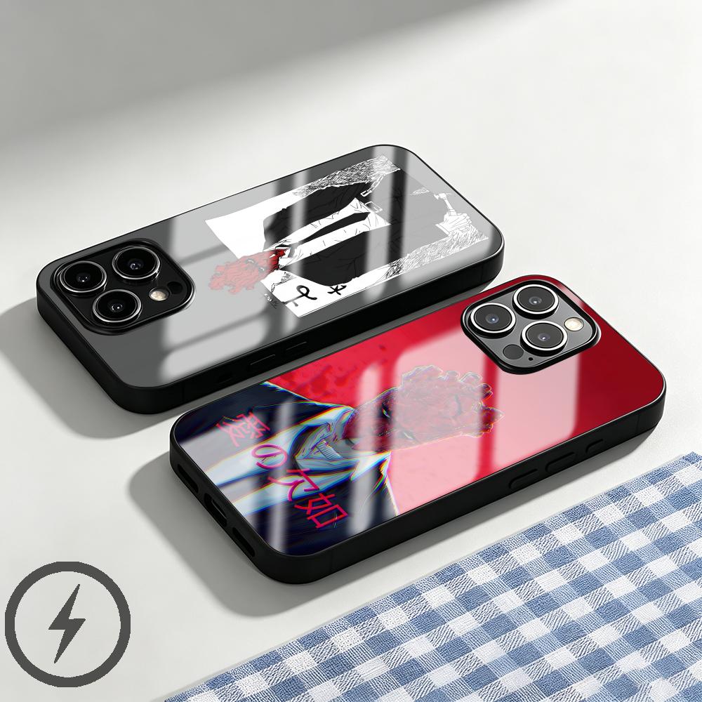 Phone Case Anime - Funda Magnética de Cristal para iPhone