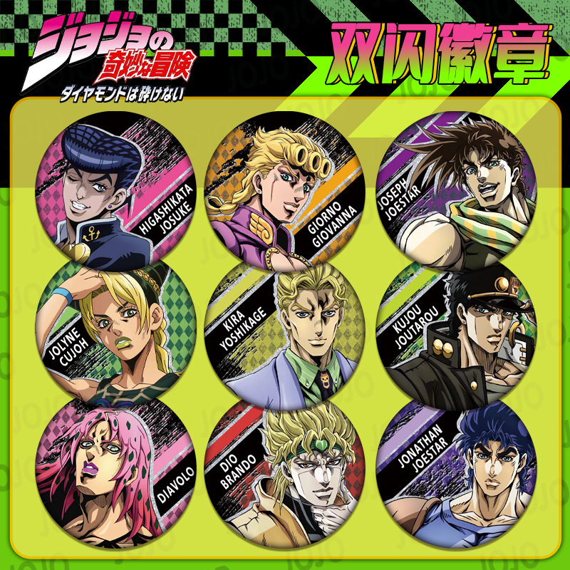 JOJO Bizarre Adventure insigni - Jojo Anime Merchandise reseña y precio