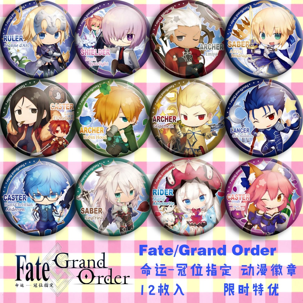 Pin de Anime Fate Grand Order  - Anime Merchandise Posters reseña y precio