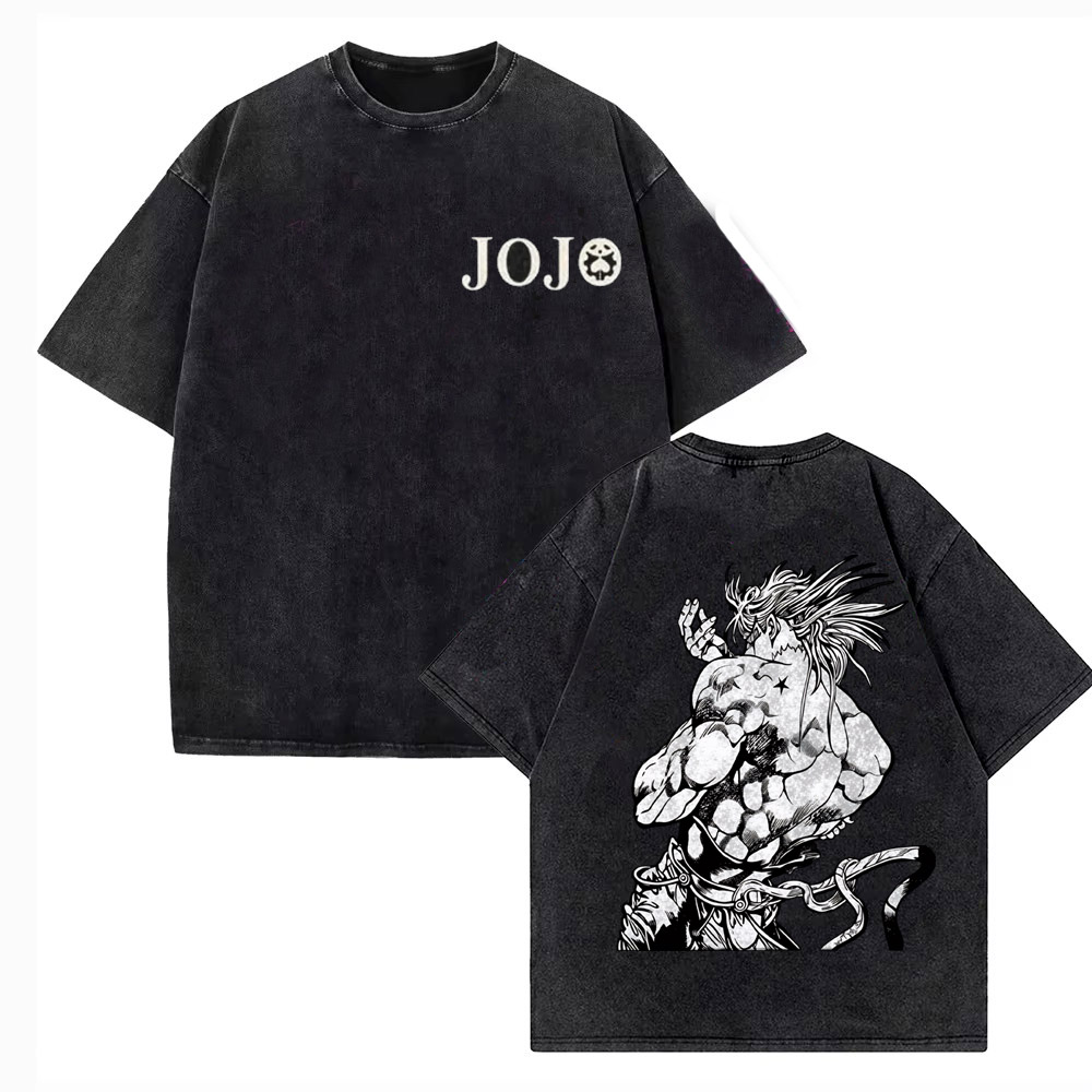 Camiseta Vintage Lavada para H - Jojo Anime Merchandise reseña y precio