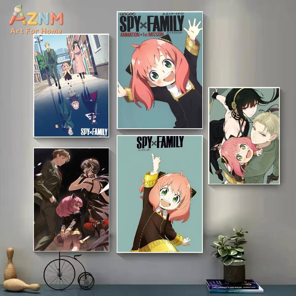 AZNM Spy x Family Anime - Impr - Anime Merchandise Posters reseña y precio