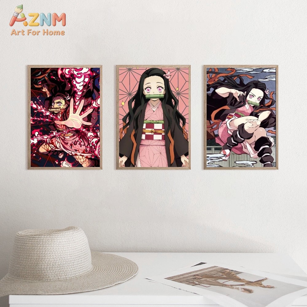 AZNM Demon Slayer Kamado Nezuk - Anime Merchandise Posters reseña y precio