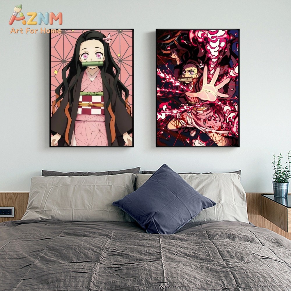 AZNM Demon Slayer Kamado Nezuk - Anime Merchandise Posters reseña y precio
