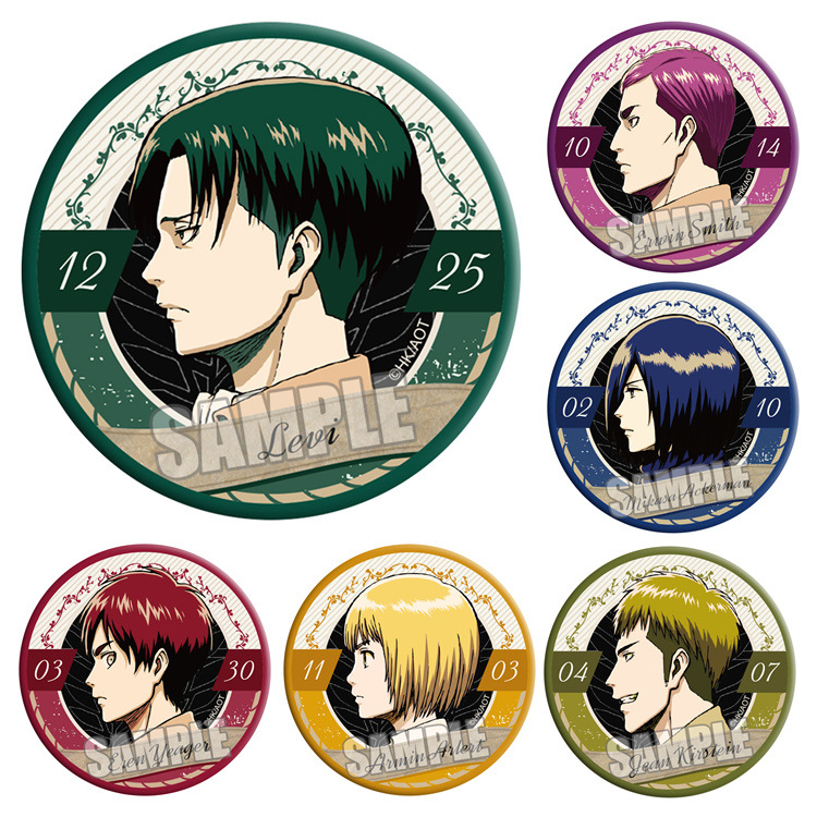 Set de 6 insignias de anime de - Anime Merchandise Types reseña y precio
