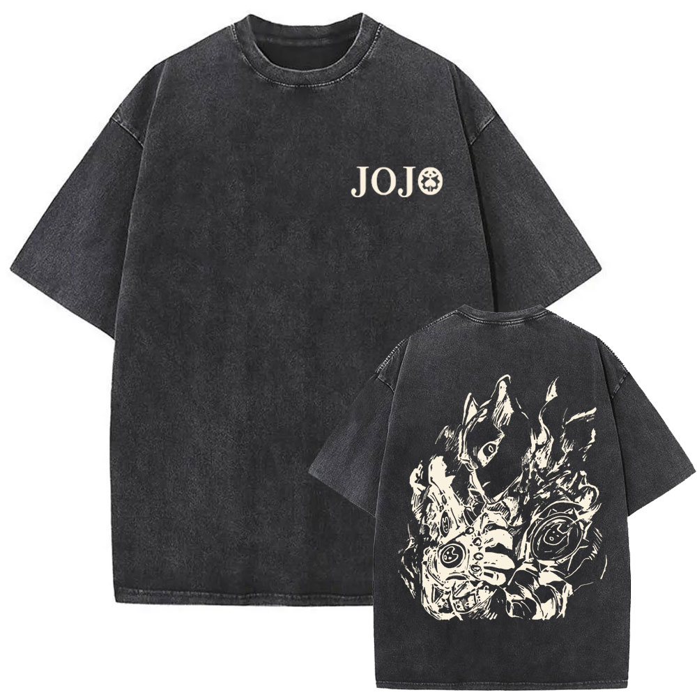 Camiseta Vintage Lavada de Ani - Jojo Anime Merchandise reseña y precio