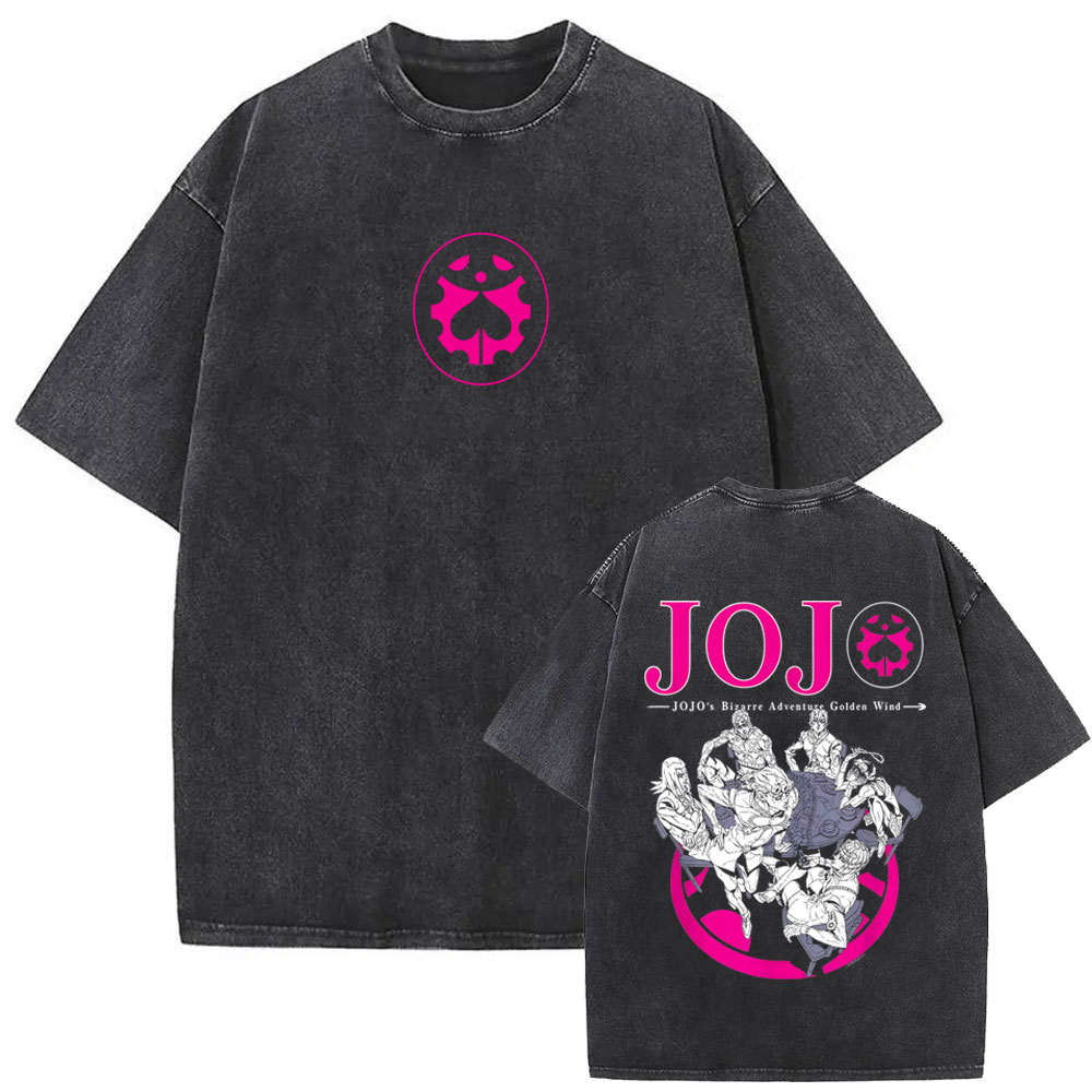 Camiseta Vintage Lavada de Ani - Jojo Anime Merchandise reseña y precio