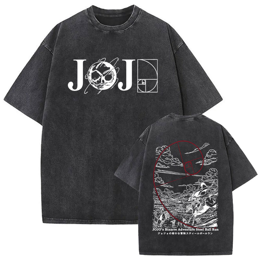 Camiseta Vintage Lavada de Ani - Jojo Anime Merchandise reseña y precio