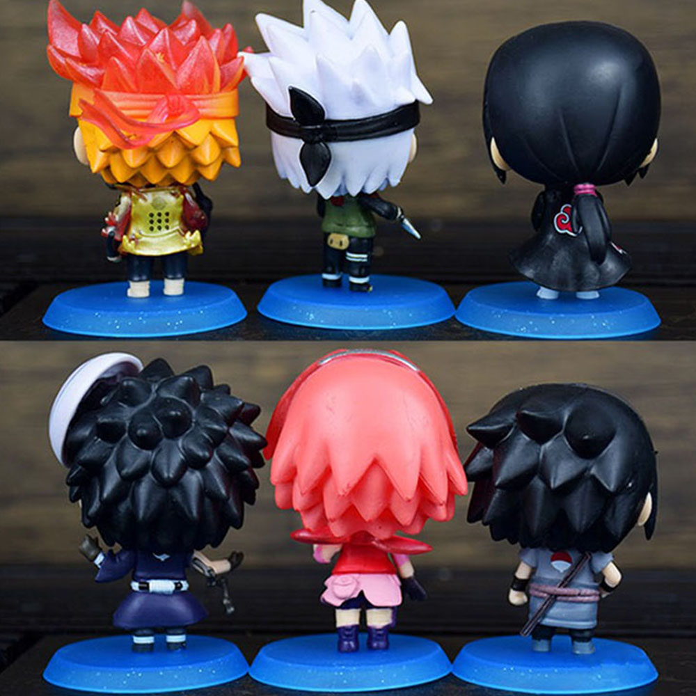Caliente 6 unids/set Naruto Sh - Rare Anime Merchandise reseña y precio