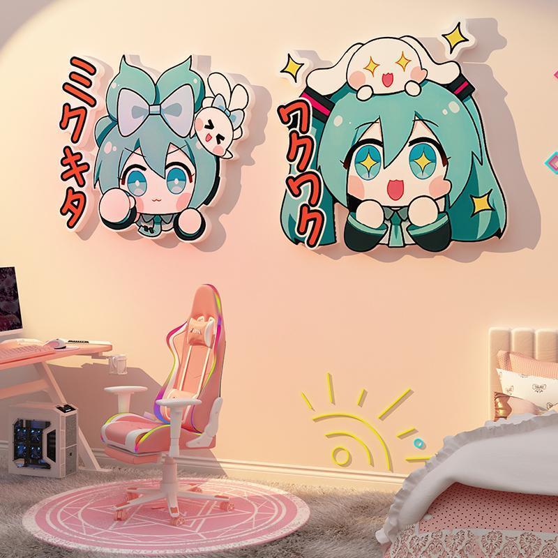 Pegatina Kawaii de Hatsune Mik - Anime Merchandise From Japan reseña y precio